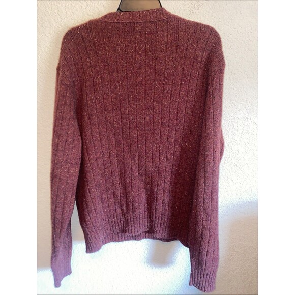 Jantzen Wool Sweater Crew Fisherman Luxury Vintage Women L Fair Aisle USA Thick - Picture 7 of 8